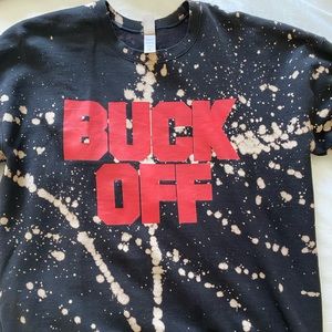 Ohio State 'Buck Off' buckeyes Size Large womens sweatshirt tie dye